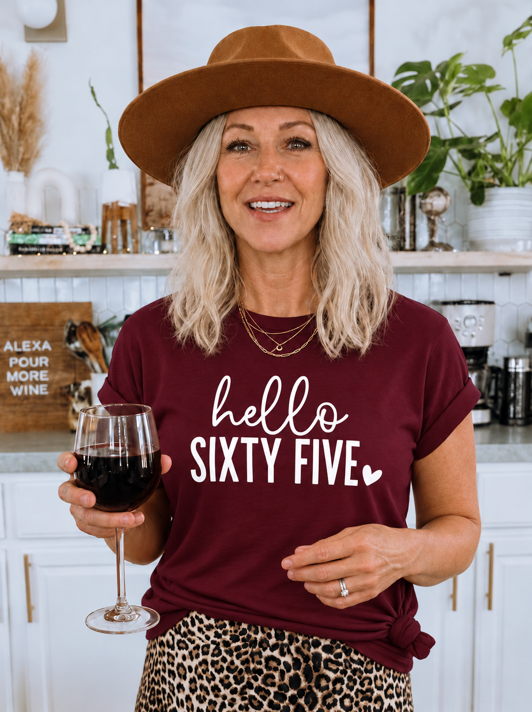 Hello Sixty Five 65th Birthday T-Shirt