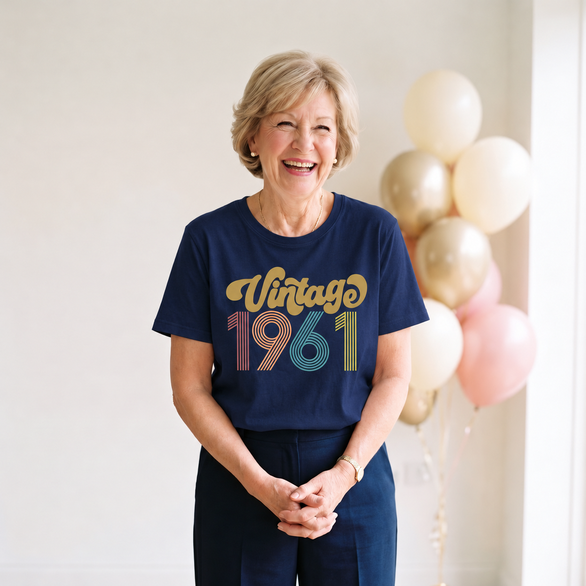 Vintage 1961 65th Birthday T-Shirt for Women