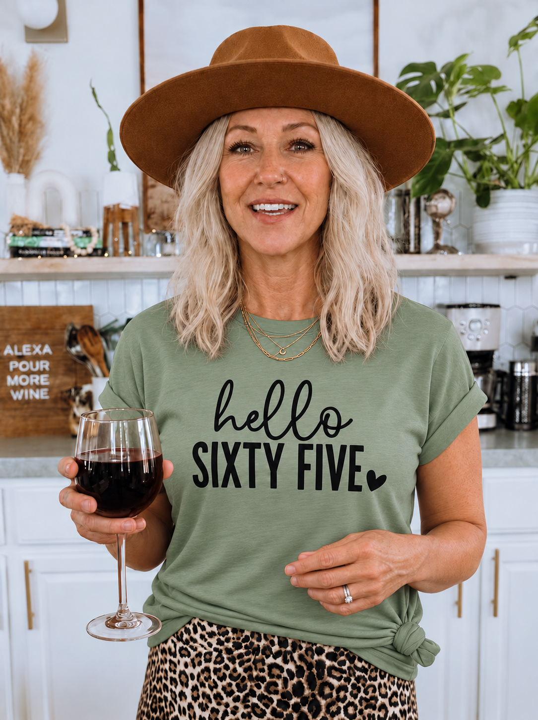 Hello Sixty Five 65th Birthday T-Shirt