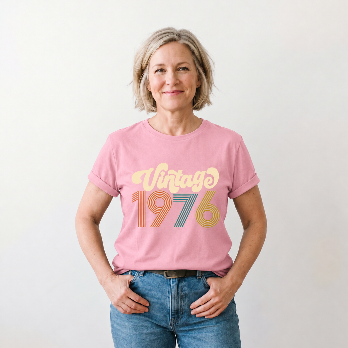 Vintage 1976 50th Birthday T-Shirt for Women
