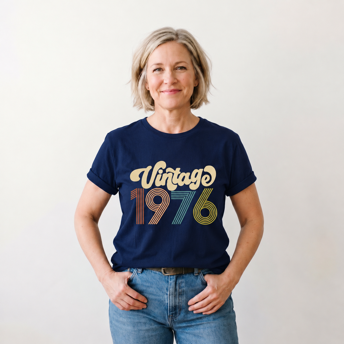 Vintage 1976 50th Birthday T-Shirt for Women