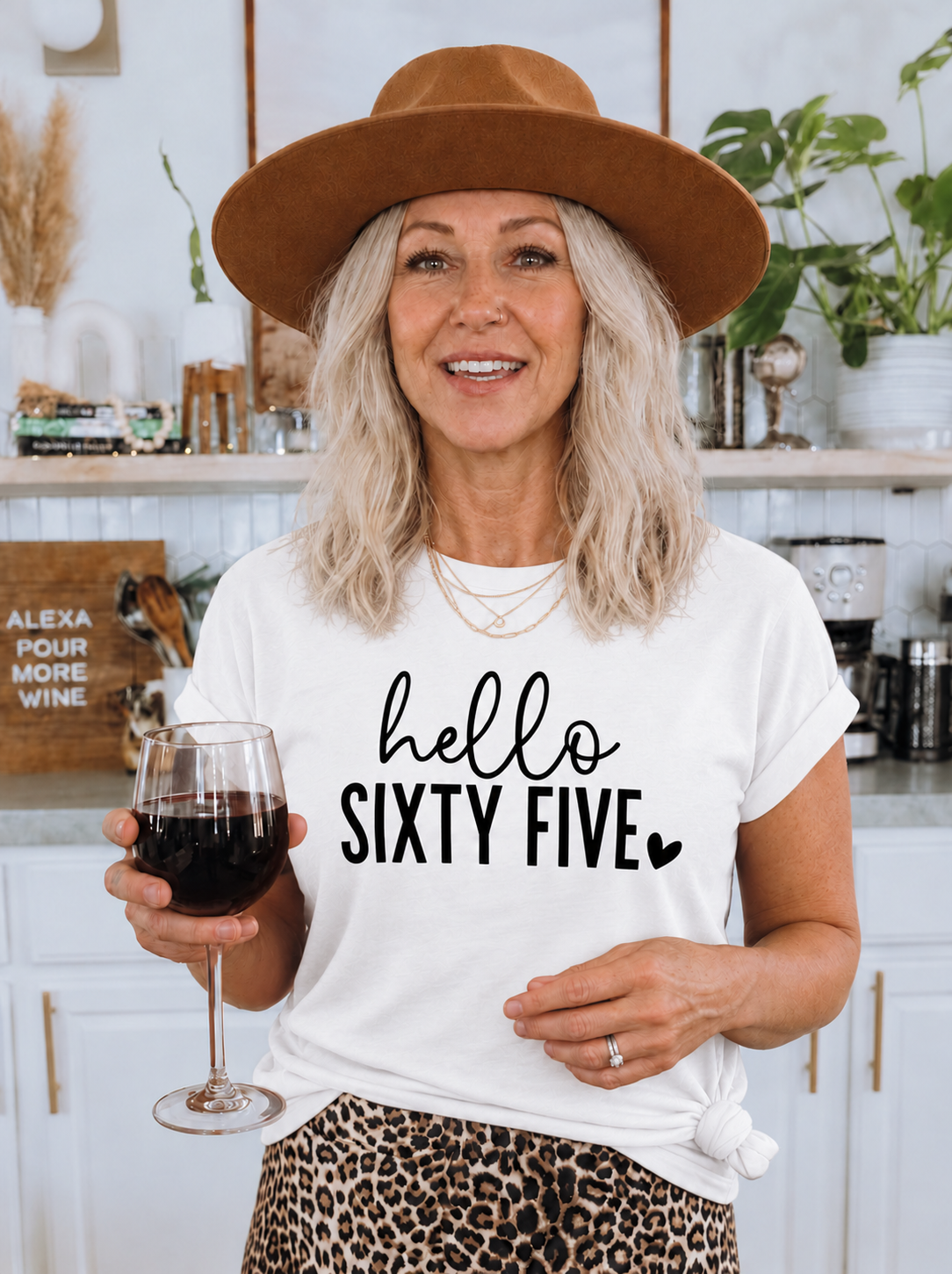 Hello Sixty Five 65th Birthday T-Shirt